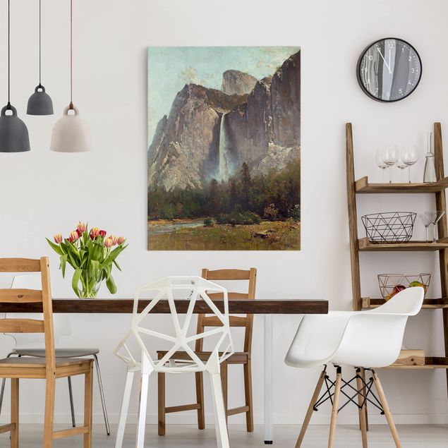 Konststilar Thomas Hill - Bridal Veil Falls - Yosemite Valley