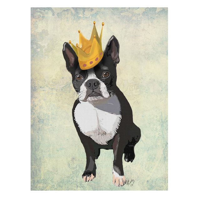 Canvastavlor djur Animal Portrait - Terrier King