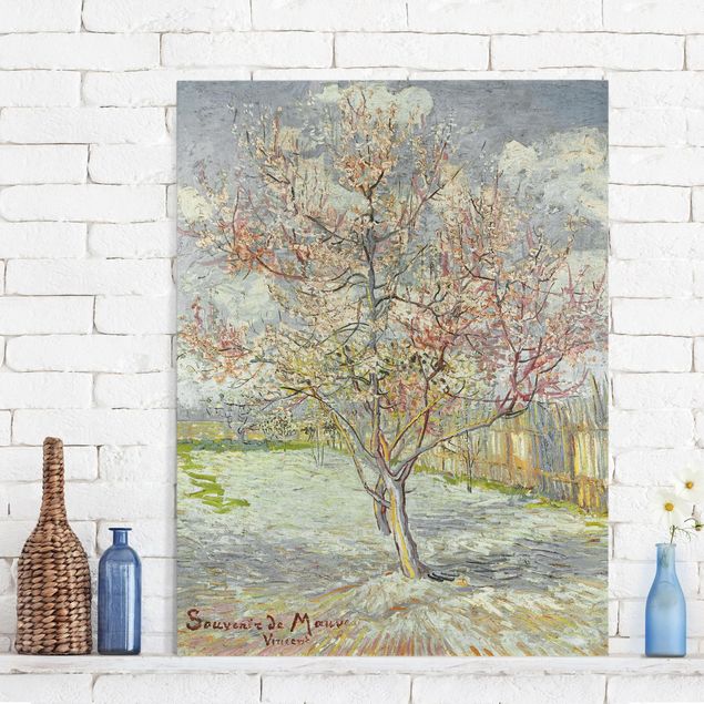 Kök dekoration Vincent van Gogh - Flowering Peach Trees