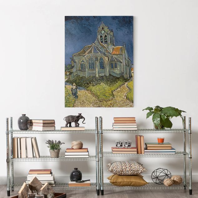Konststilar Pointillism Vincent van Gogh - The Church at Auvers