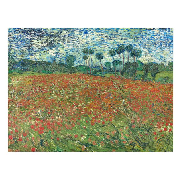 Konststilar Pointillism Vincent Van Gogh - Poppy Field