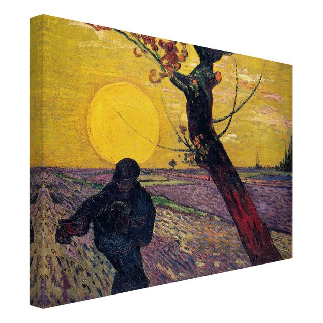 Konststilar Post Impressionism Vincent Van Gogh - Sower With Setting Sun