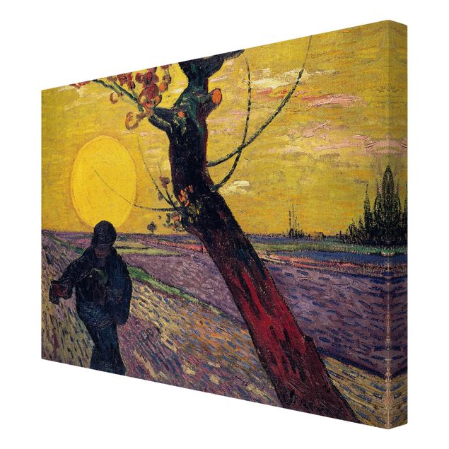 Konststilar Vincent Van Gogh - Sower With Setting Sun