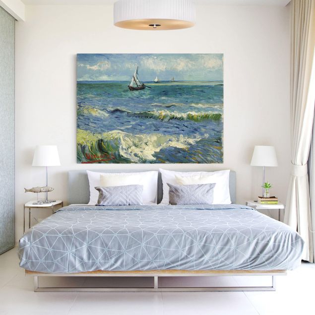 Konststilar Pointillism Vincent Van Gogh - Seascape Near Les Saintes-Maries-De-La-Mer