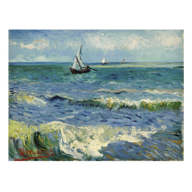 Konstutskrifter Vincent Van Gogh - Seascape Near Les Saintes-Maries-De-La-Mer