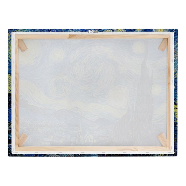 Canvastavlor Arkitektur och Skyline Vincent Van Gogh - The Starry Night
