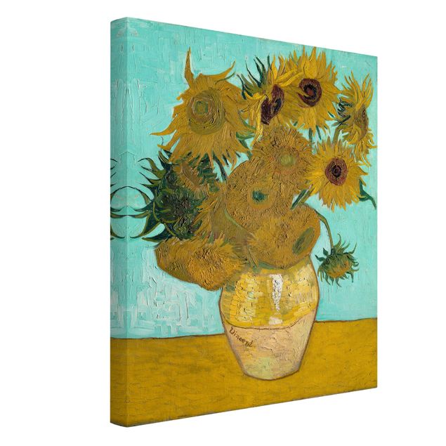 Canvastavlor hundar Vincent van Gogh - Sunflowers