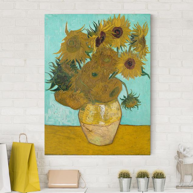Tavlor solrosor Vincent van Gogh - Sunflowers