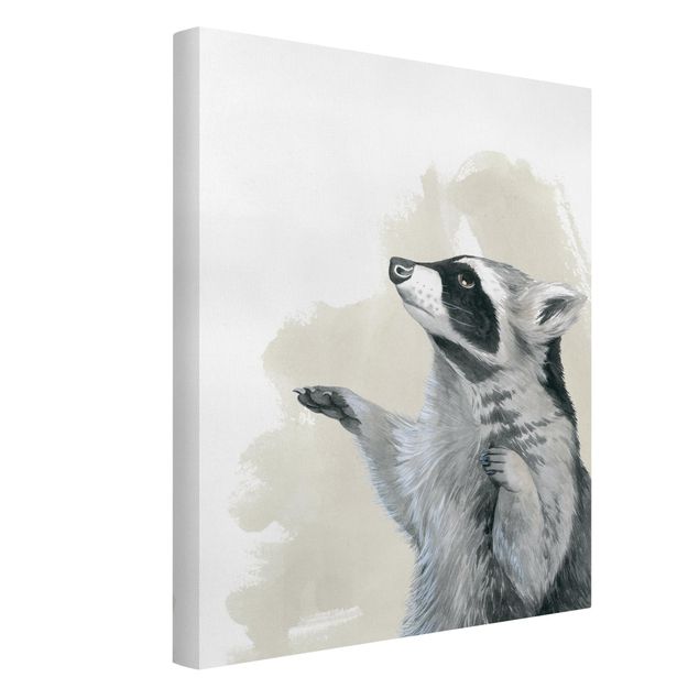 Tavlor modernt Forest Friends - Raccoon