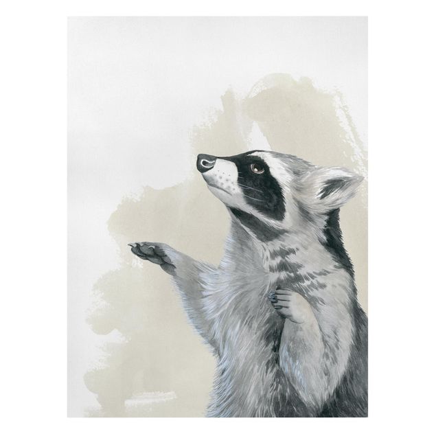 Tavlor djur Forest Friends - Raccoon