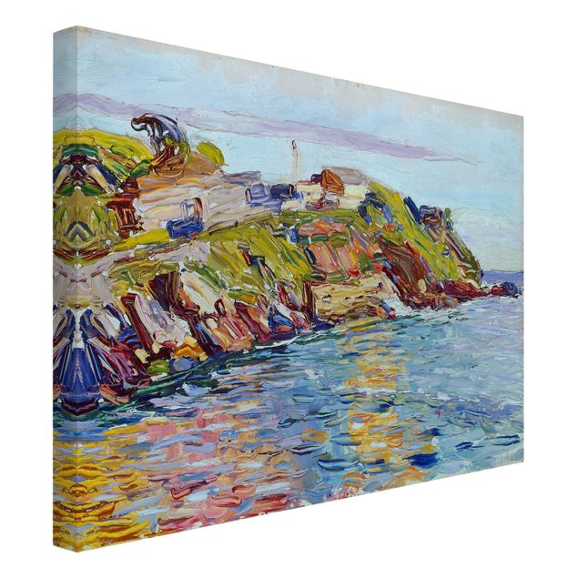 Canvastavlor Italien Wassily Kandinsky - Rapallo, The Bay