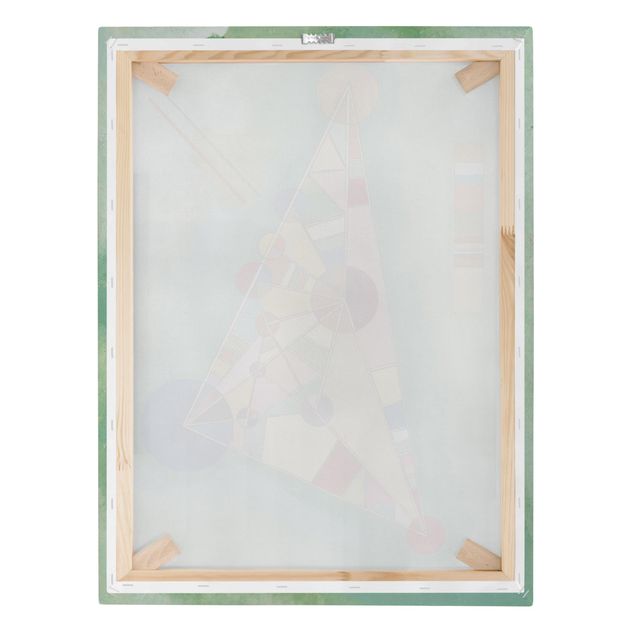 Canvastavlor abstrakt Wassily Kandinsky - Variegation in the Triangle
