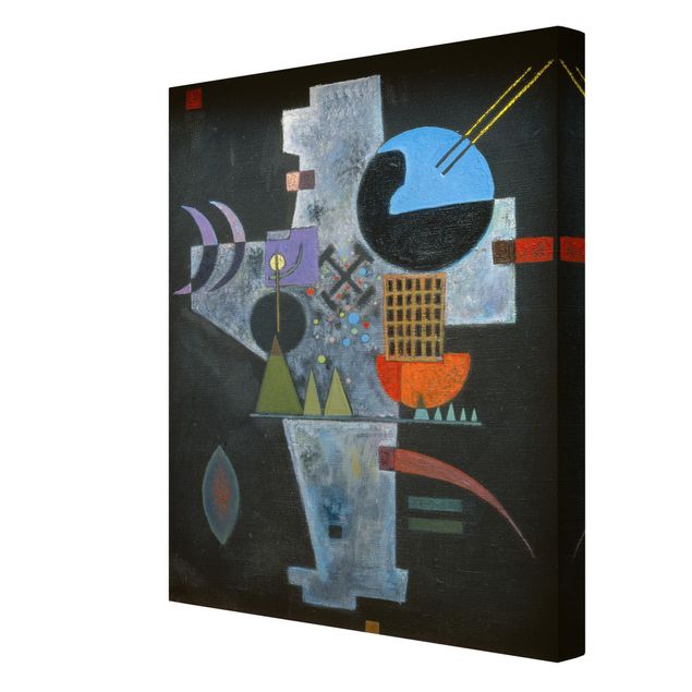 Canvastavlor konstutskrifter Wassily Kandinsky - Cross Shape