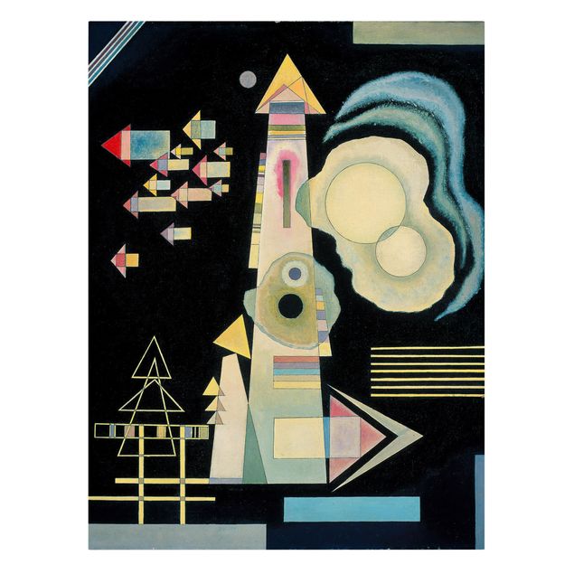 Canvastavlor konstutskrifter Wassily Kandinsky - Arrows