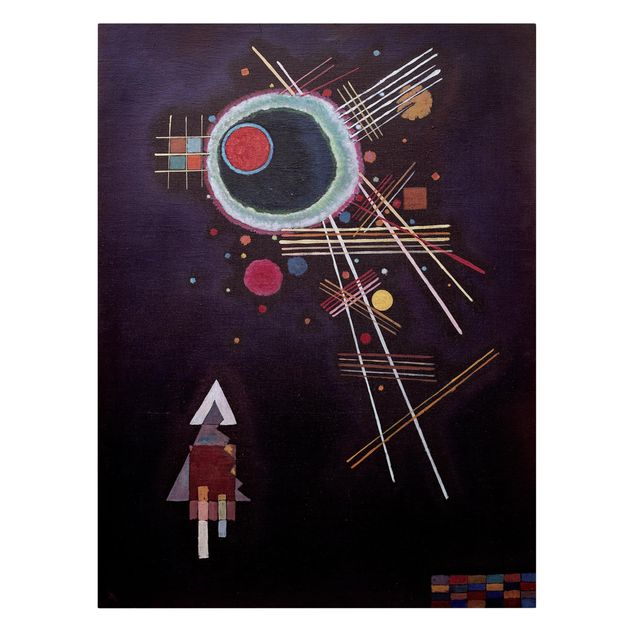 Canvastavlor konstutskrifter Wassily Kandinsky - Ray Lines