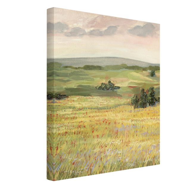 Canvastavlor abstrakt Meadow In The Morning I