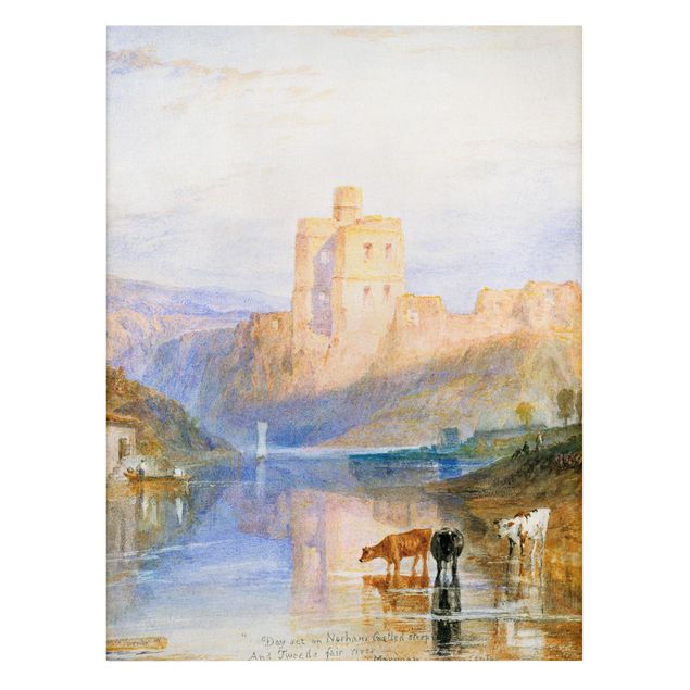 Konststilar William Turner - Norham Castle