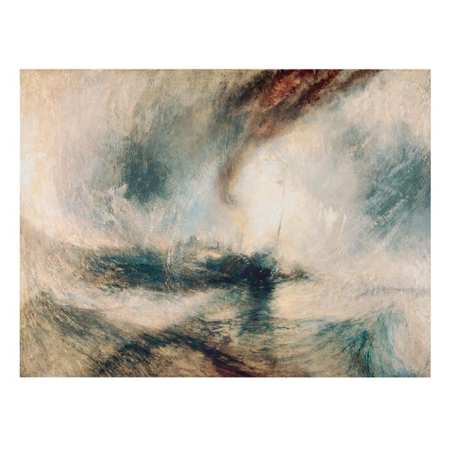 Konststilar William Turner - Snow Storm - Steam-Boat Off A Harbour’S Mouth