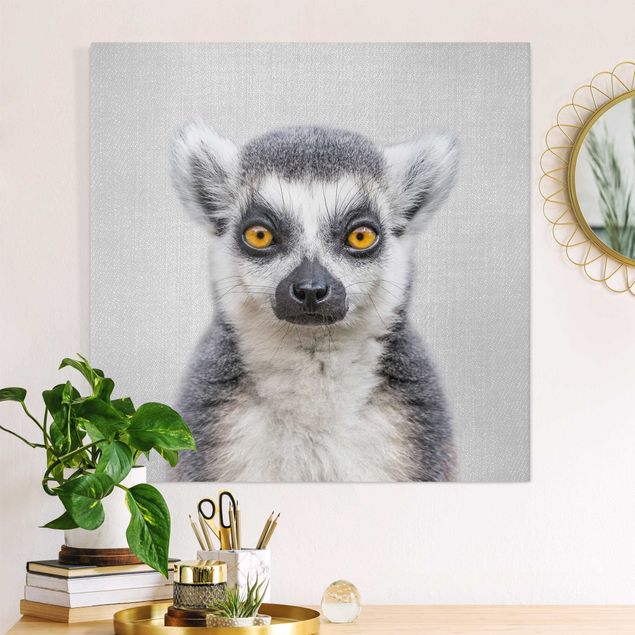 Canvastavlor apor Lemur Ludwig