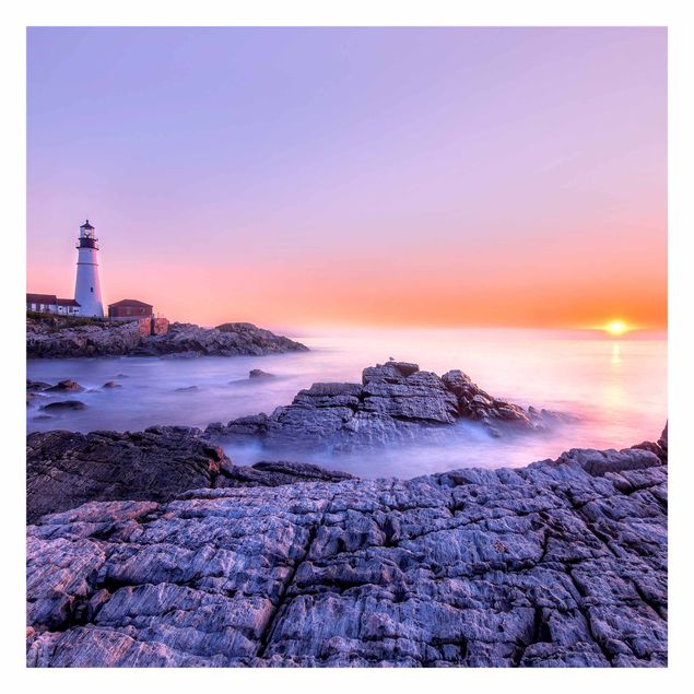 Fototapeter landskap Lighthouse In The Morning