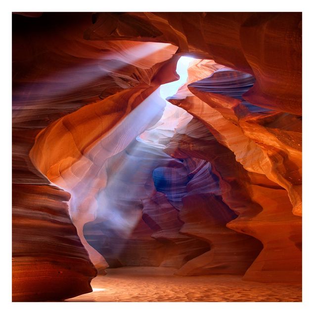 Tapeter Play Of Light In Antelope Canyon