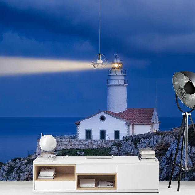 Fototapeter landskap Lighthouse At Far De Capdepera