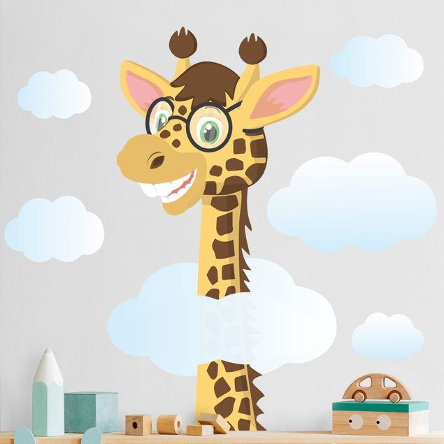 Wallstickers giraffer Funny giraffe