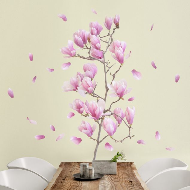 Autocolantes de parede árvores Magnolia branch set