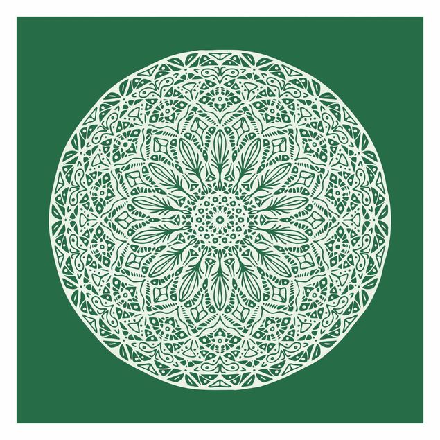 Tavlor Andrea Haase Mandala Ornament Green Backdrop