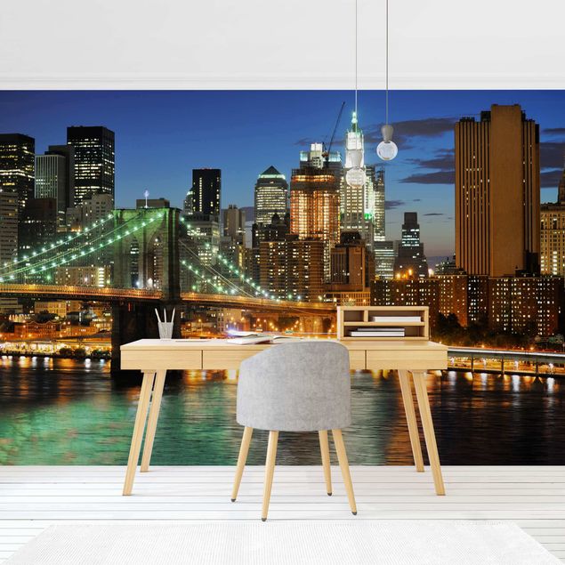 Fototapeter arkitektur och skyline Manhattan Panorama