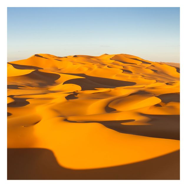 Fototapeter orange Murzuq Desert In Libya