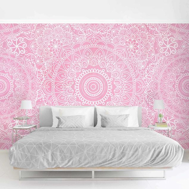 Kök dekoration Pattern Mandala Light Pink