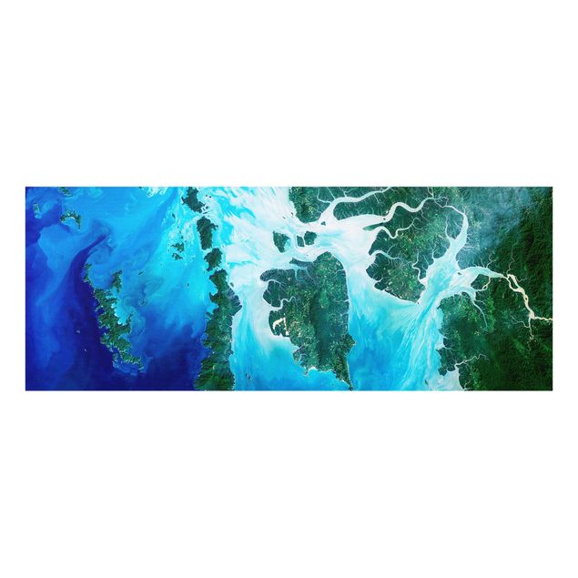 Glastavlor landskap NASA Picture Archipelago Southeast Asia