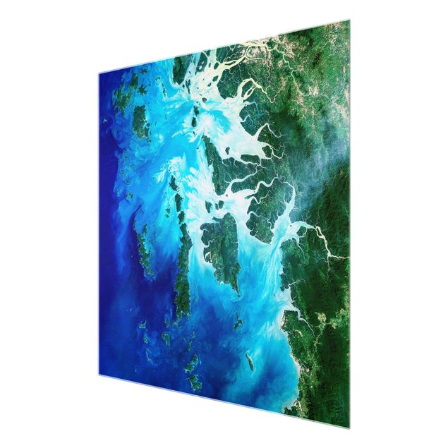Glastavlor stränder NASA Picture Archipelago Southeast Asia