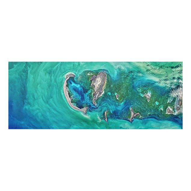 Glastavlor landskap NASA Picture Caspian Sea