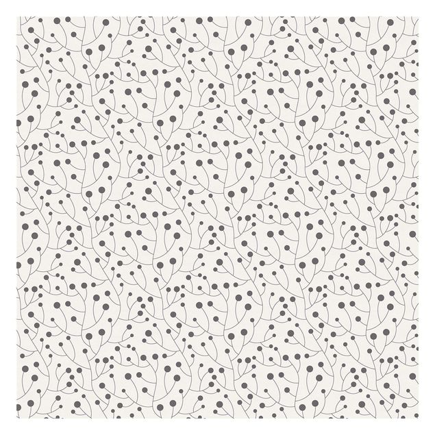 Tapeter Natural Pattern Growth With Dots Gray