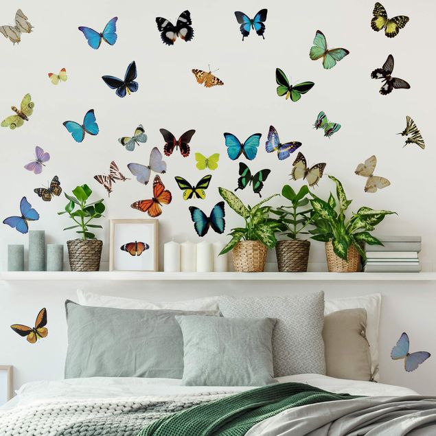 Wallstickers fjärilar No.51 Butterflies Set 2