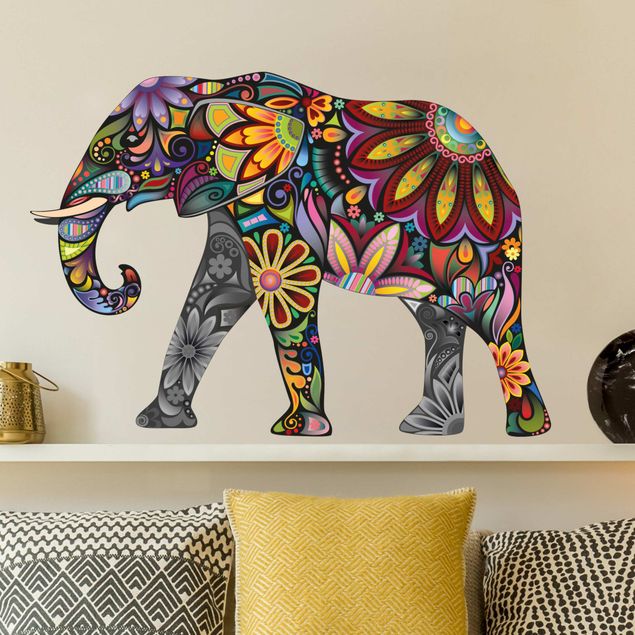 Autocolantes de parede África No.651 Elephant pattern