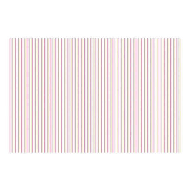 Tapeter No.YK48 Stripes Pink Yellow