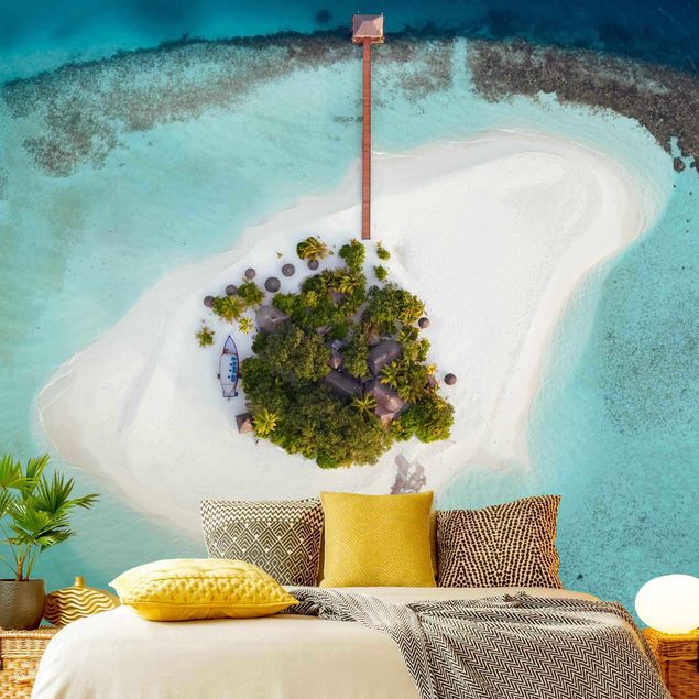 Fototapeter landskap Ocean Paradise Maldives