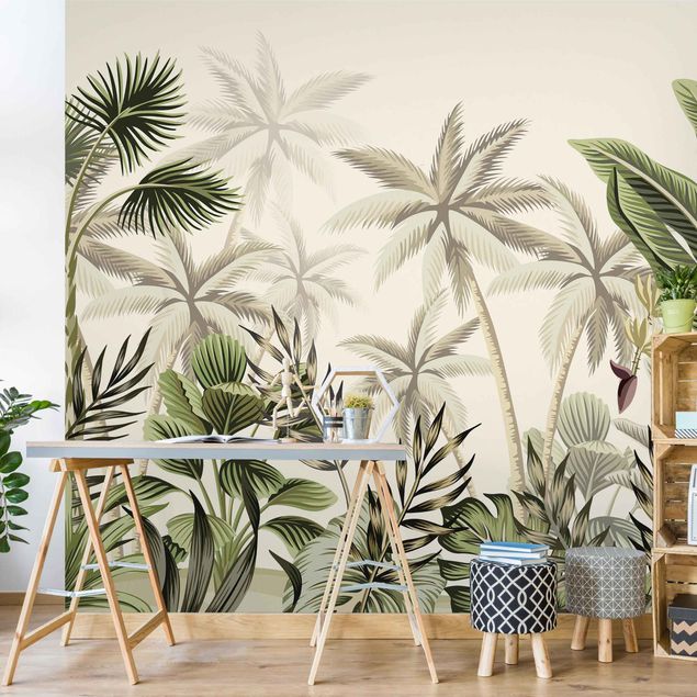 Kök dekoration Palm Trees In The Jungle