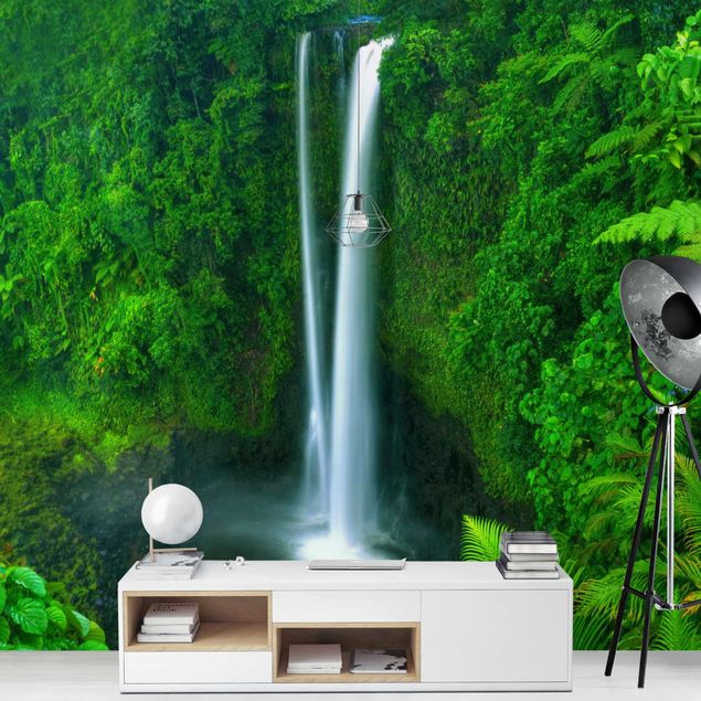 Fototapeter landskap Heavenly Waterfall