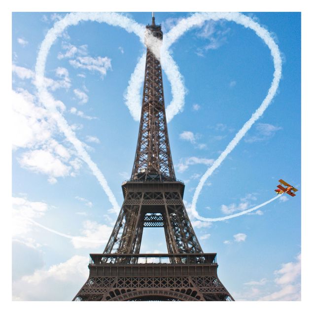 Fototapeter blå Paris - City Of Love
