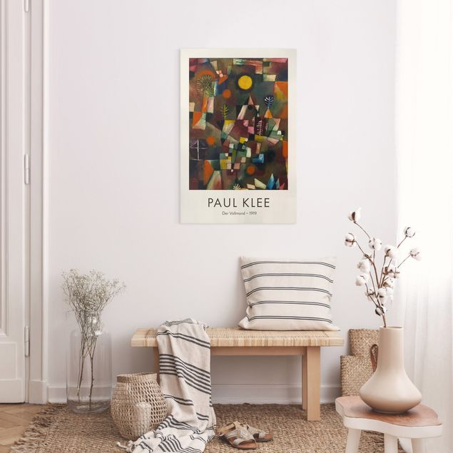 Canvastavlor konstutskrifter Paul Klee - The Full Moon - Museum Edition