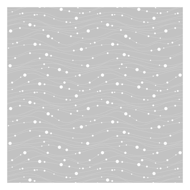 Tapeter Dots On Wave Pattern In Front Of Gray