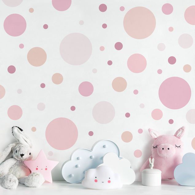 Inredning av barnrum Points confetti pink set