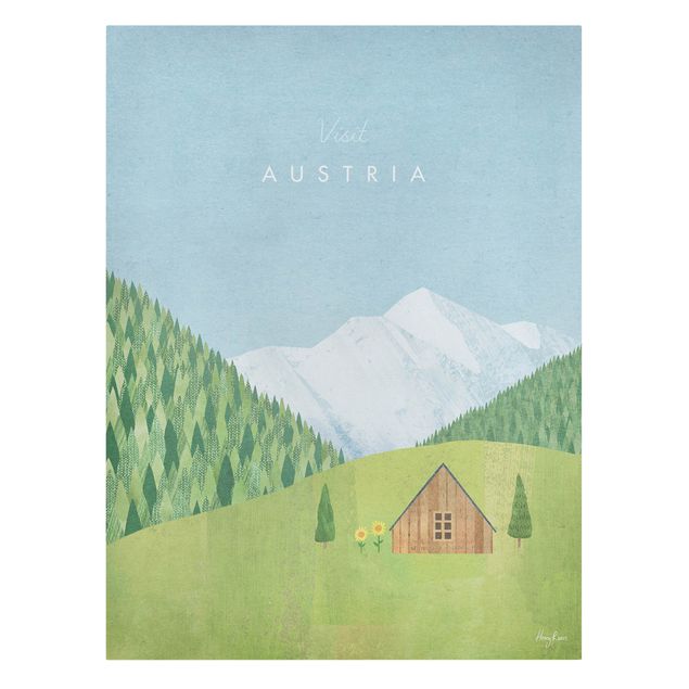 Tavlor arkitektur och skyline Tourism Campaign - Austria
