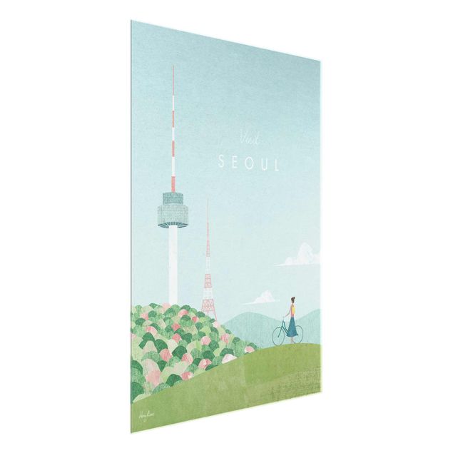 Tavlor arkitektur och skyline Tourism Campaign - Seoul