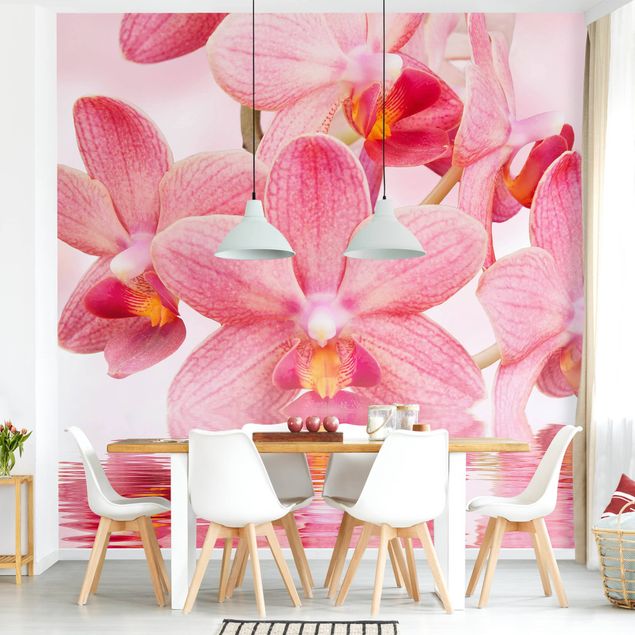 Kök dekoration Light Pink Orchid On Water