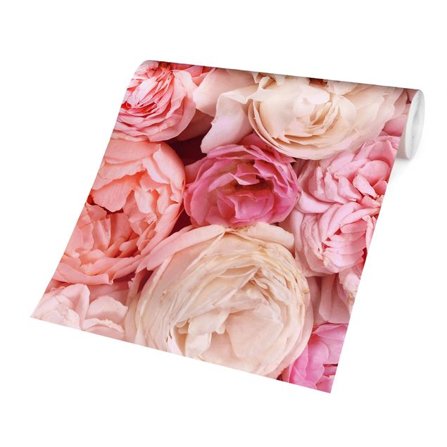 Tapeter modernt Roses Rosé Coral Shabby